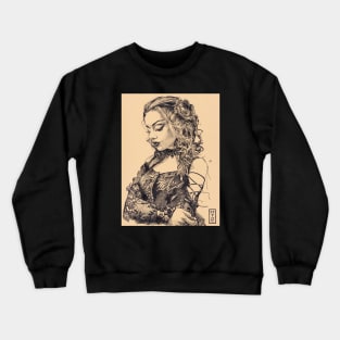 Goth Girl Crewneck Sweatshirt